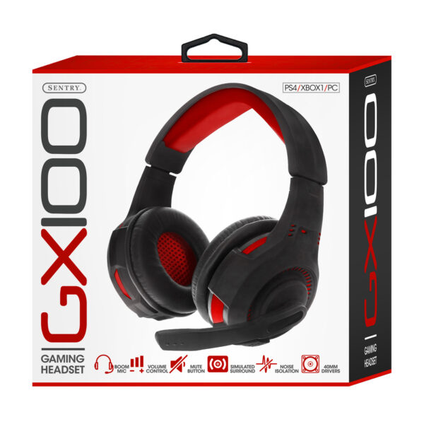 Industries GX100: Gaming Headset In Red
