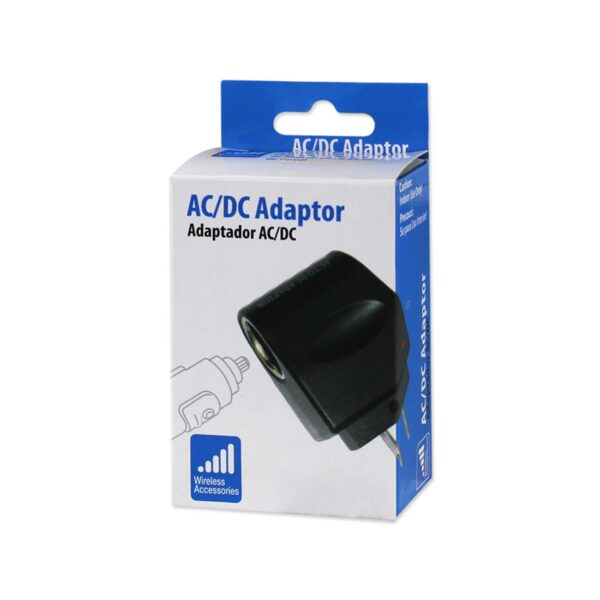 REIKO 650MAH AC TO DC WALL ADAPTER TO CAR CHARGER IN BLACK - Image 4