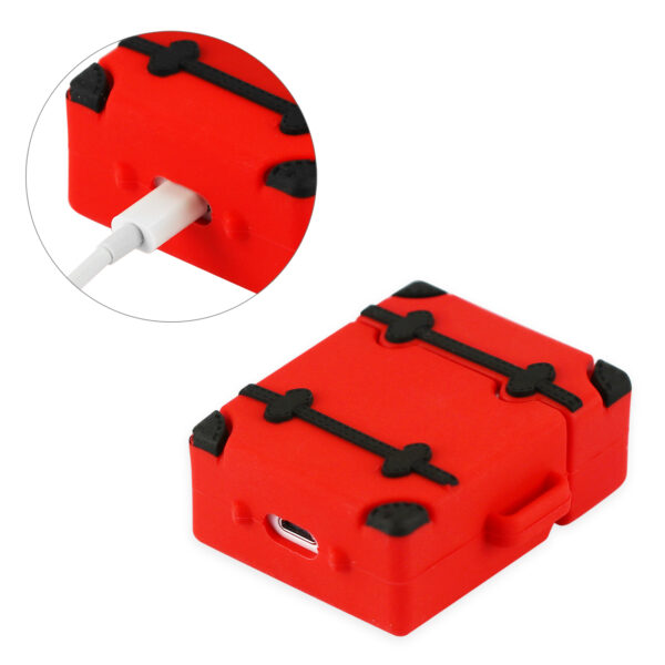 Reiko Design Case For Airpods In Red - Image 3