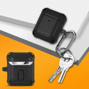 Eggshell 360 degree Protect Case for AirPods In Black - Image 4