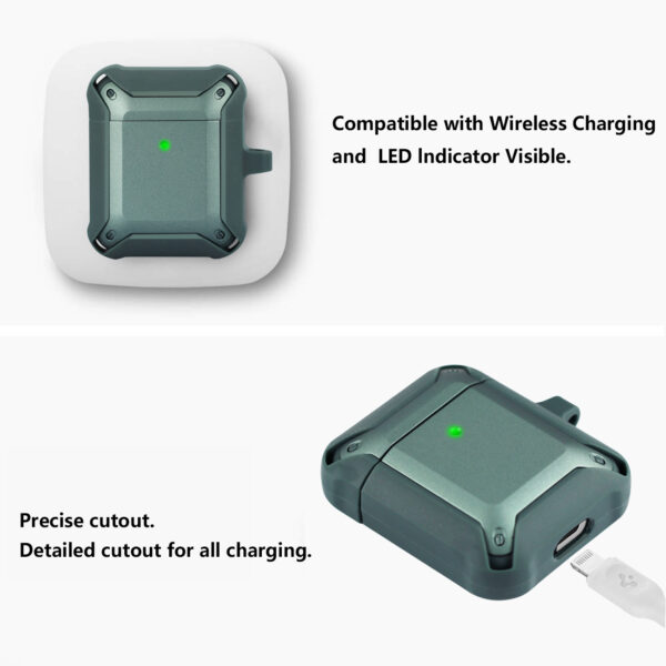 Eggshell 360 degree Protect Case for AirPods In Green - Image 2