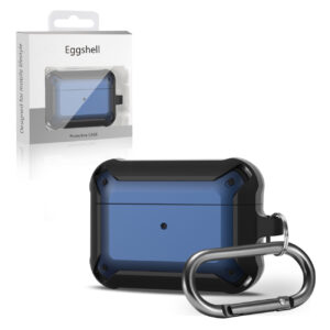 Eggshell 360 degree Protect Case for AirPods Pro In Black and Blue