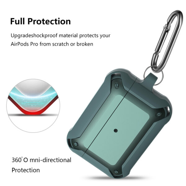 Eggshell 360 degree Protect Case for AirPods Pro In Green - Image 3