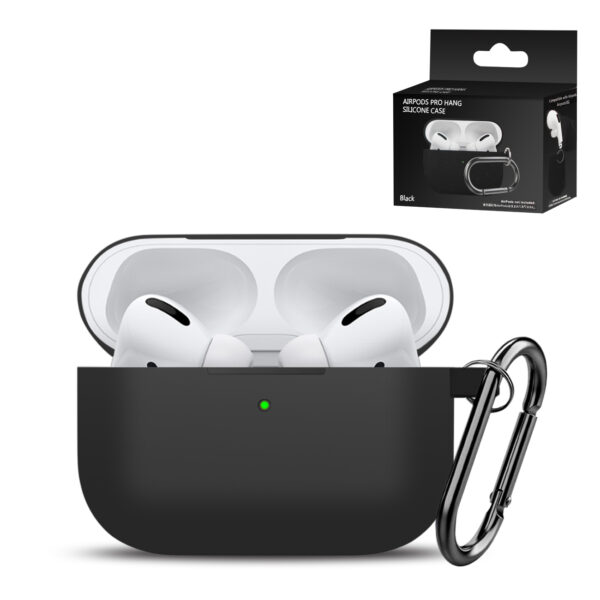 Premium Silicone AirPods Pro Case in Black