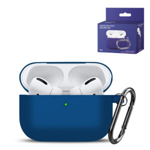 Premium Silicone AirPods Pro Case in Navy