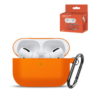 Premium Silicone AirPods Pro Case in Orange