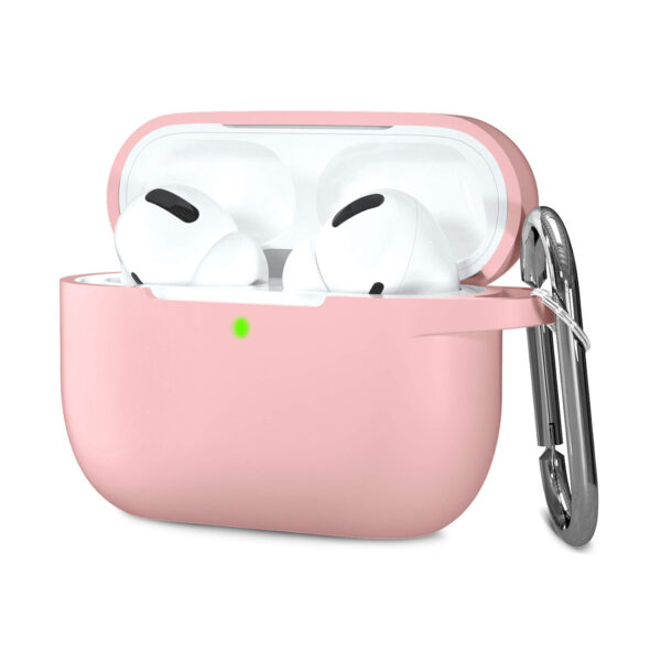 Premium Silicone AirPods Pro Case in Pink - Image 2