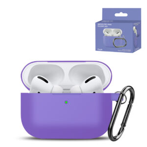 Premium Silicone AirPods Pro Case in Purple