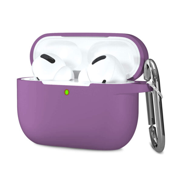 Premium Silicone AirPods Pro Case in Purple - Image 2