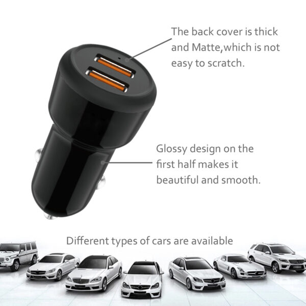 3-In-1 AC/DC/USB Power Charger for iOS Device in Black - Image 4