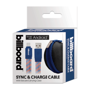 6' USB-C to USB-A Sync & Charge Cable Blue - Image 2