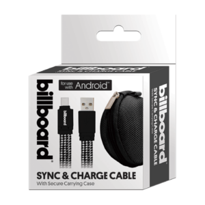 6' USB-C to USB-A Sync & Charge Cable Black - Image 2