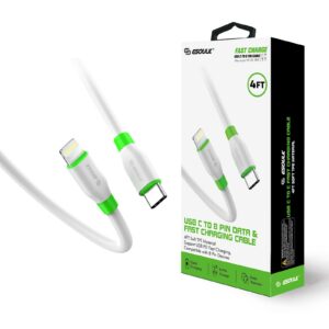 4FT PD Fast Charge USB-C To iPhone Cable White