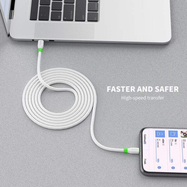 Type C to Type C Cable 6ft / 1.8m In White - Image 3