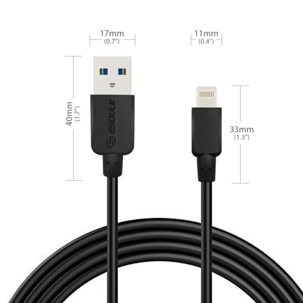 10ft Round Cable For 8 PIN 2A In Black - Image 2