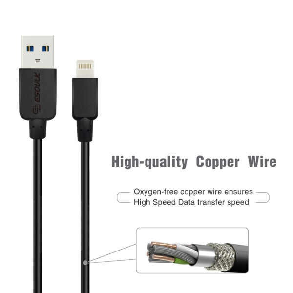 10ft Round Cable For 8 PIN 2A In Black - Image 3