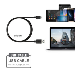 10ft Round Cable For TYPE-C 2A In Black - Image 4