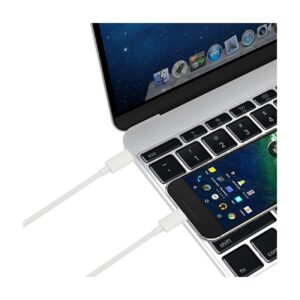 USB C TO TYPE C CHARGE & SYNC DATA CABLE 39.9 INCH  IN WHITE - Image 3