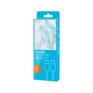 USB C TO TYPE C CHARGE & SYNC DATA CABLE 39.9 INCH  IN WHITE - Image 4