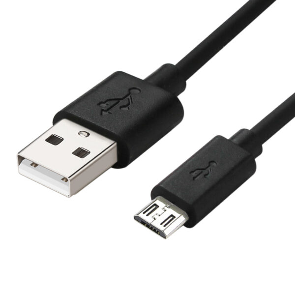 REIKO 30PCS TANGLE FREE ANDROID PHONES MICRO USB 2.0 DATA CABLE 3.3 FEET IN BLACK - Image 3
