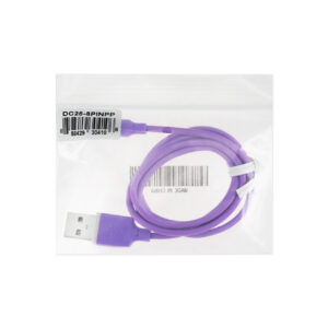 Reiko 30 Pcs Tangle Free Apple Ipad Air Usb Data Cable 3.3 Feet In Purple - Image 4