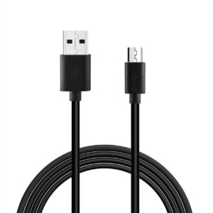 Reiko 3.3FT PVC Material Micro USB 2.0 Data Cable In Black And Luxury Packaging