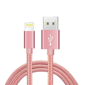 8-PIN Fast Charge/Sync Cable 6.5 ft In Rose Gold (12pcs) - Image 2