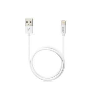 REIKO IPHONE 6 3FT LIGHTING CERTIFIED USB DATA CABLE IN WHITE - Image 2