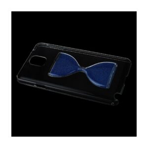 REIKO SAMSUNG GALAXY NOTE 3 3D SAND CLOCK CLEAR CASE IN NAVY - Image 2