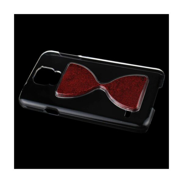 REIKO SAMSUNG GALAXY S5 3D SAND CLOCK CLEAR CASE IN RED - Image 2