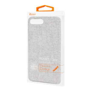 REIKO IPHONE 8 PLUS HERRINGBONE FABRIC IN LIGHT GRAY - Image 4