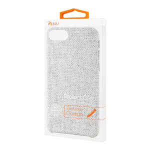 Reiko iPhone 7/8/SE2 HERRINGBONE FABRIC IN LIGHT GRAY - Image 4