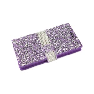 REIKO LG SPREE DIAMOND RHINESTONE WALLET CASE IN PURPLE - Image 3