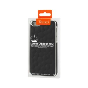 REIKO IPHONE SE/ 5S/ 5 BUBBLE METAL PLATED CASE IN BLACK - Image 4