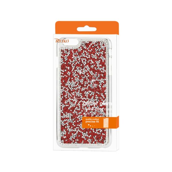 REIKO IPHONE 6 PLUS/ 6S PLUS JEWELRY BLING RHINESTONE CASE IN RED - Image 4