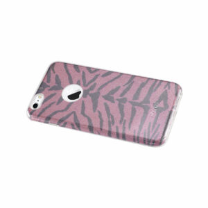 REIKO IPHONE 6 PLUS/ 6S PLUS SHINE GLITTER SHIMMER TIGER STRIPE HYBRID CASE IN HOT PINK - Image 2