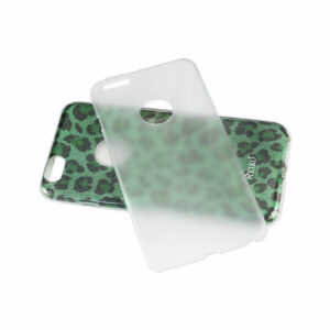 REIKO IPHONE 6/ 6S SHINE GLITTER SHIMMER LEOPARD HYBRID CASE IN LEOPARD GREEN - Image 3