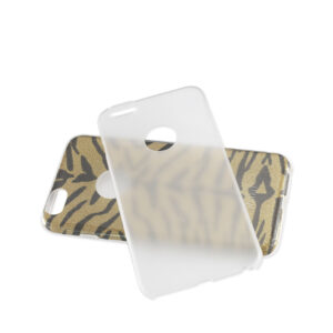 REIKO IPHONE 6/ 6S SHINE GLITTER SHIMMER TIGER STRIPE HYBRID CASE IN YELLOW - Image 3