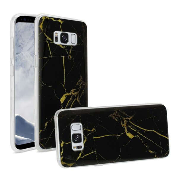 Reiko Samsung Galaxy S8/ Sm Streak Marble iPhone Cover In Black - Image 2