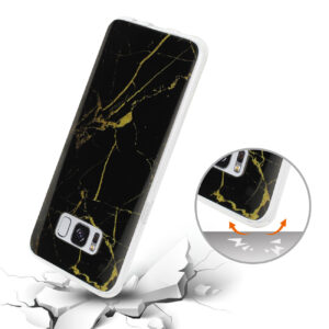 Reiko Samsung Galaxy S8/ Sm Streak Marble iPhone Cover In Black - Image 3