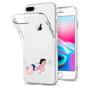 Reiko Apple iPhone 8 PLUS Design Air Cushion Case With Lady  Design - Image 2