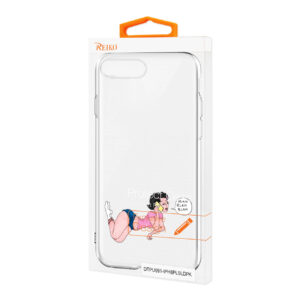 Reiko Apple iPhone 8 PLUS Design Air Cushion Case With Lady  Design - Image 4