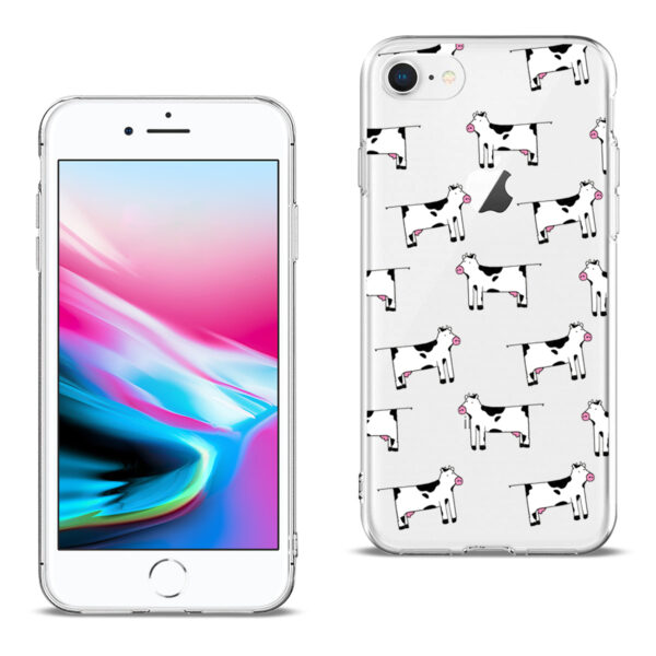 Reiko iPhone 7/8/SE2 Design Air Cushion Case With Cow Design