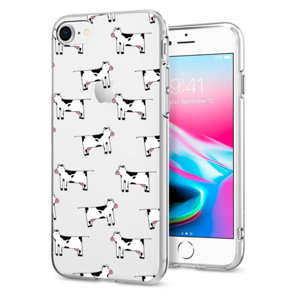Reiko iPhone 7/8/SE2 Design Air Cushion Case With Cow Design - Image 3