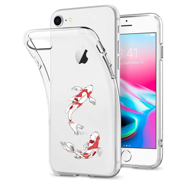 Reiko iPhone 7/8/SE2 Design Air Cushion Case With Fish Design - Image 2