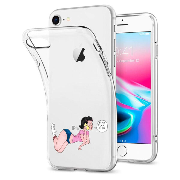 Reiko iPhone 7/8/SE2 Design Air Cushion Case With Lady Design - Image 2