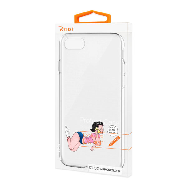 Reiko iPhone 7/8/SE2 Design Air Cushion Case With Lady Design - Image 4