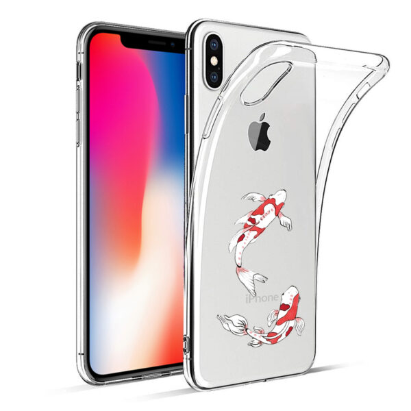Reiko Apple iPhone X/iPhone XS Design Air Cushion Case With Fish  Design - Image 3