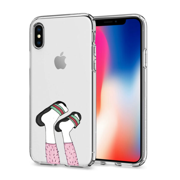 Reiko Apple iPhone X/iPhone XS Design Air Cushion Case With Feet Design - Image 2