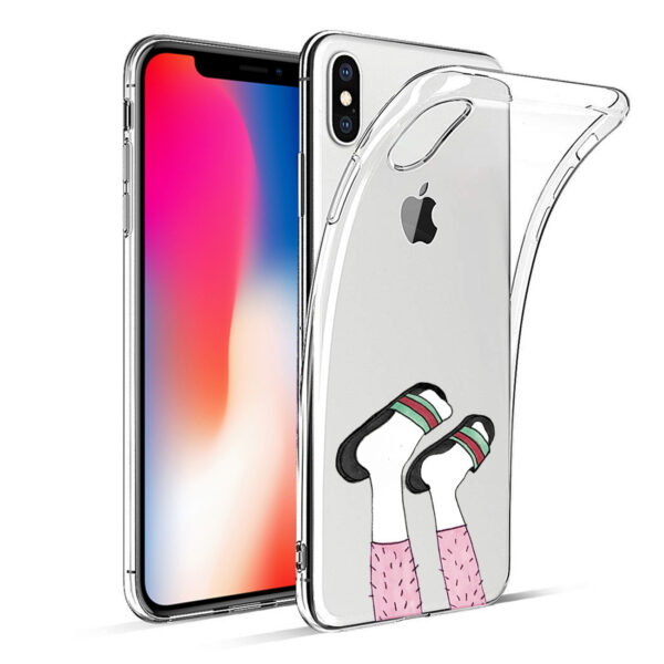 Reiko Apple iPhone X/iPhone XS Design Air Cushion Case With Feet Design - Image 3